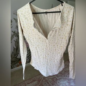 FP Intimately long sleeve comfy shirt